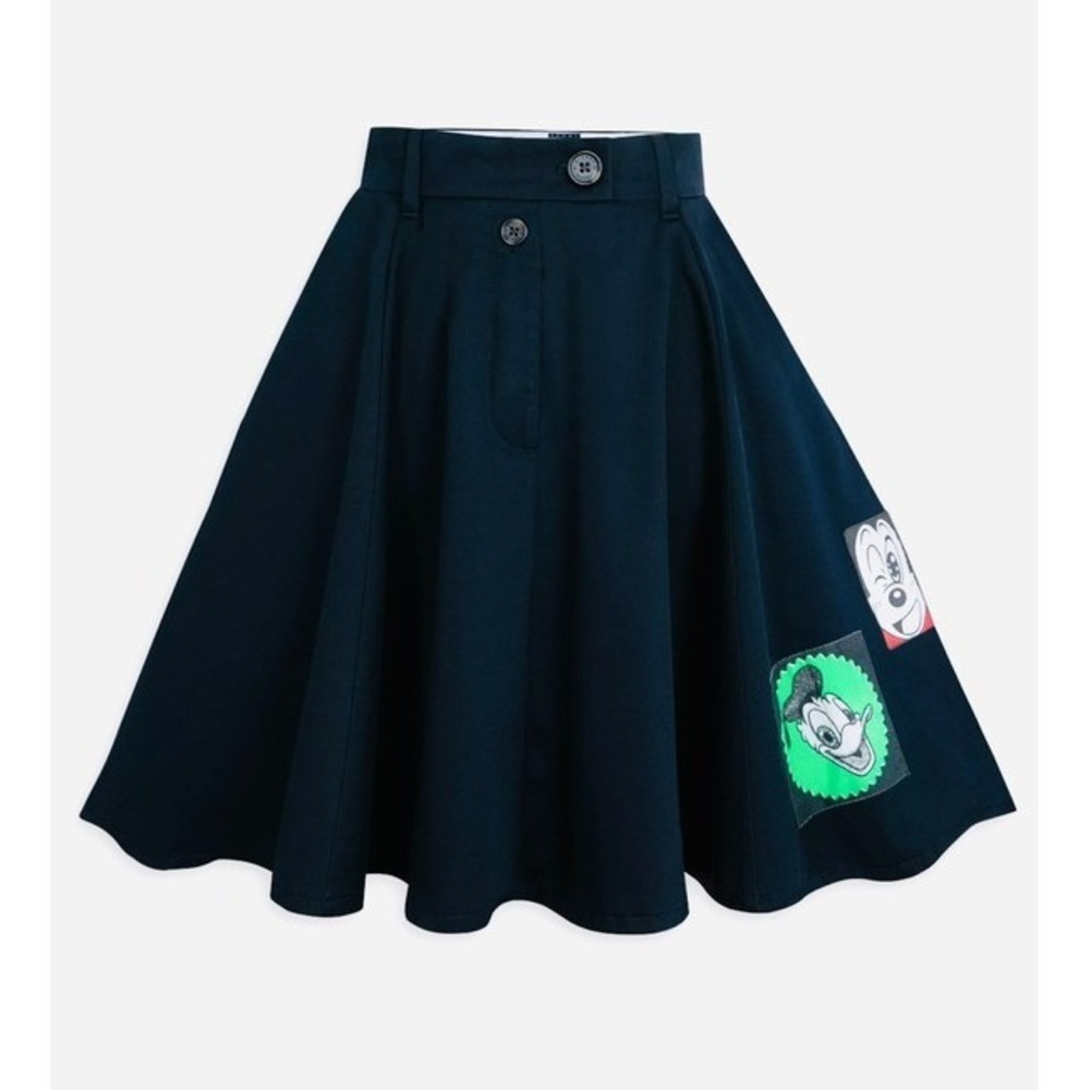 Tommy Hilfiger Disney Mickey Mouse Navy Blue Skirt Size 46 Disney100 Skater L